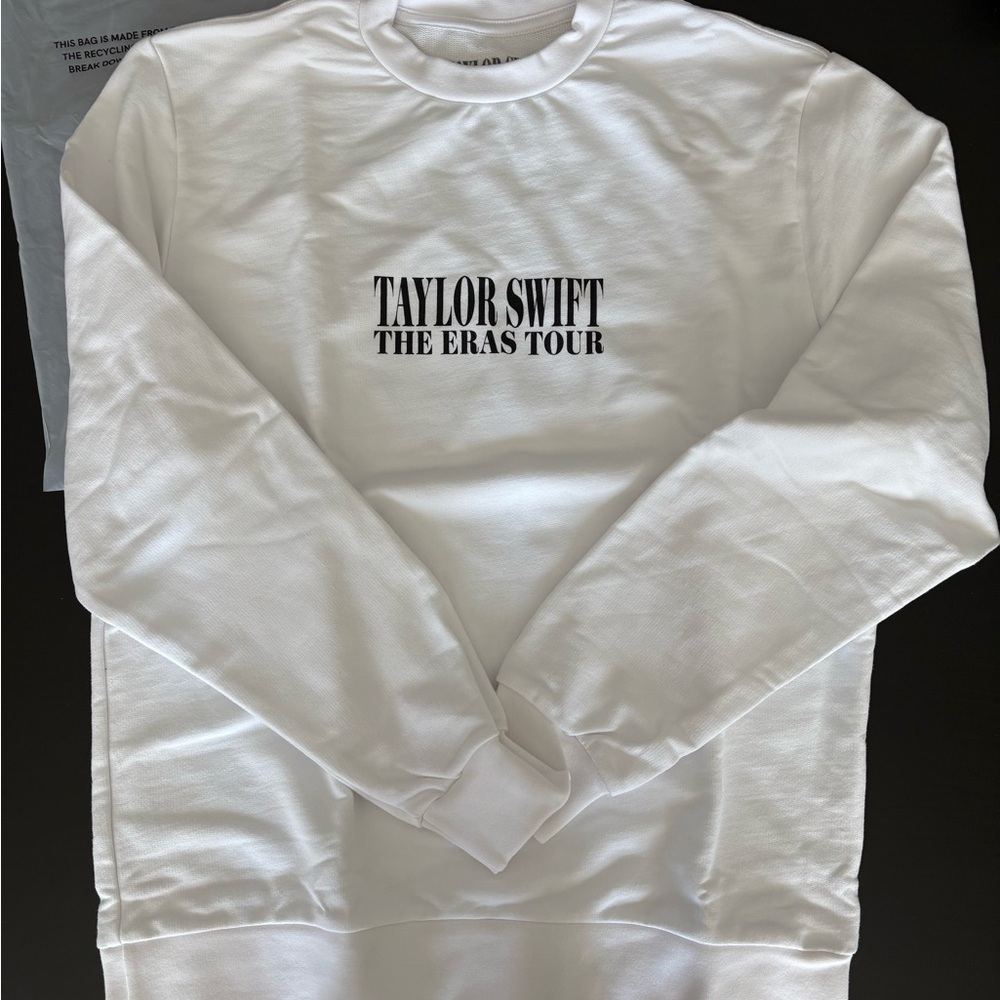 White Taylor Swift Eras Tour Sweater